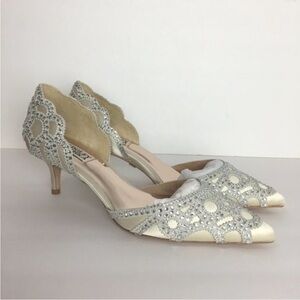 Badgley Mischka Ginny Pointed Toe D'Orsay Evening Shoe